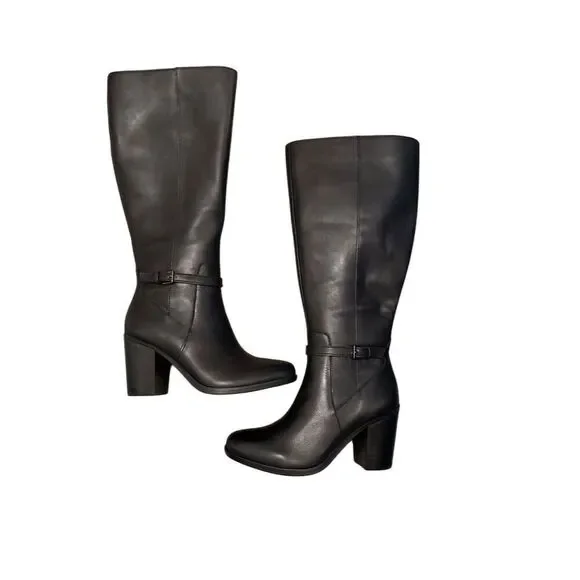 Naturalizer Women's Black Knee High Boots Wide Calf Size 5.5 - Picture 5 of 10